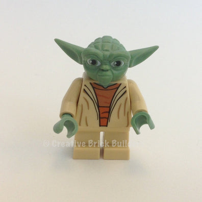 LEGO Minifigure -- Yoda (Clone Wars, White Hair)-Star Wars / Star Wars Clone Wars -- SW0446 -- Creative Brick Builders